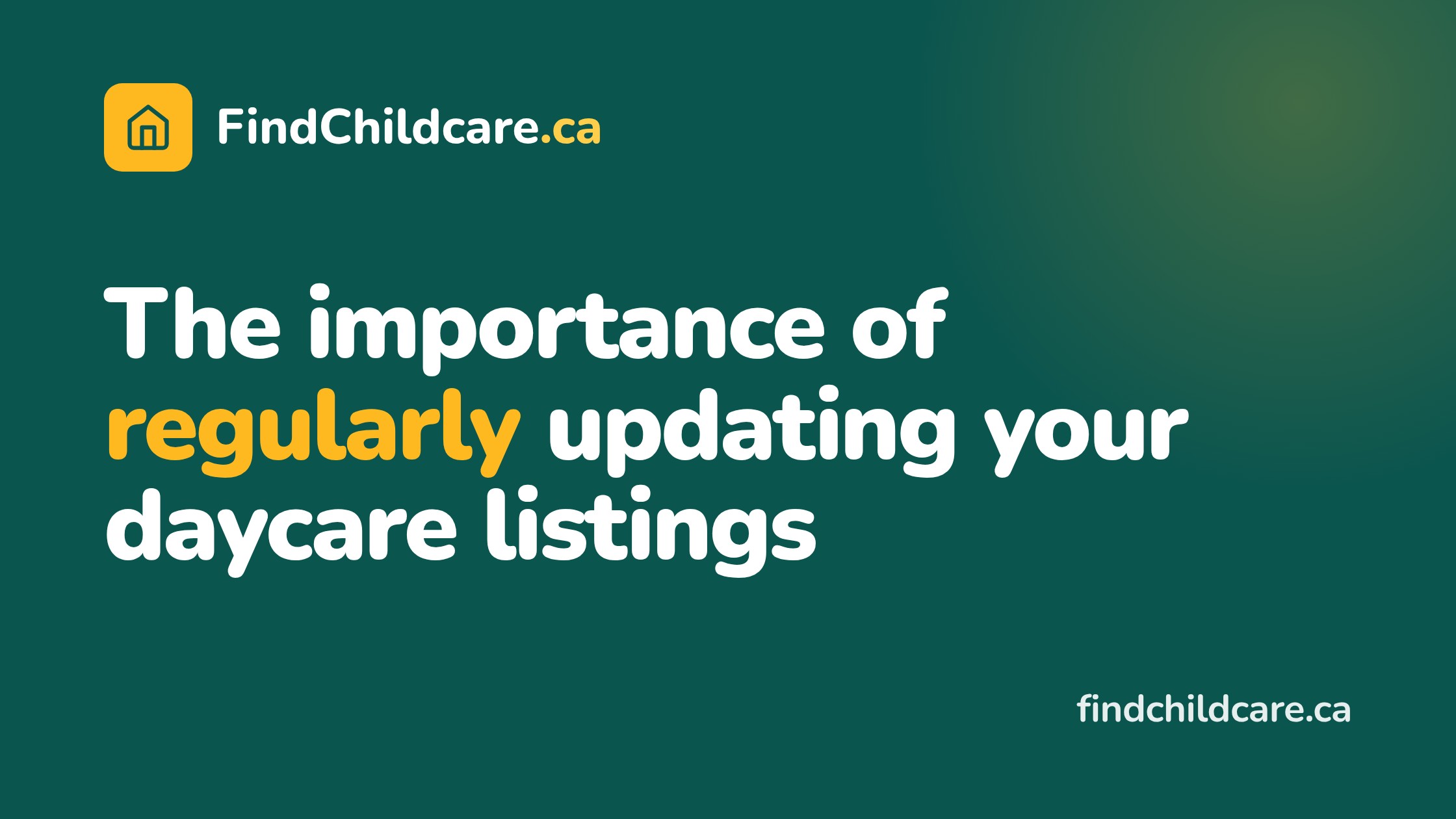 Daycare provider updating their online listing on a tablet