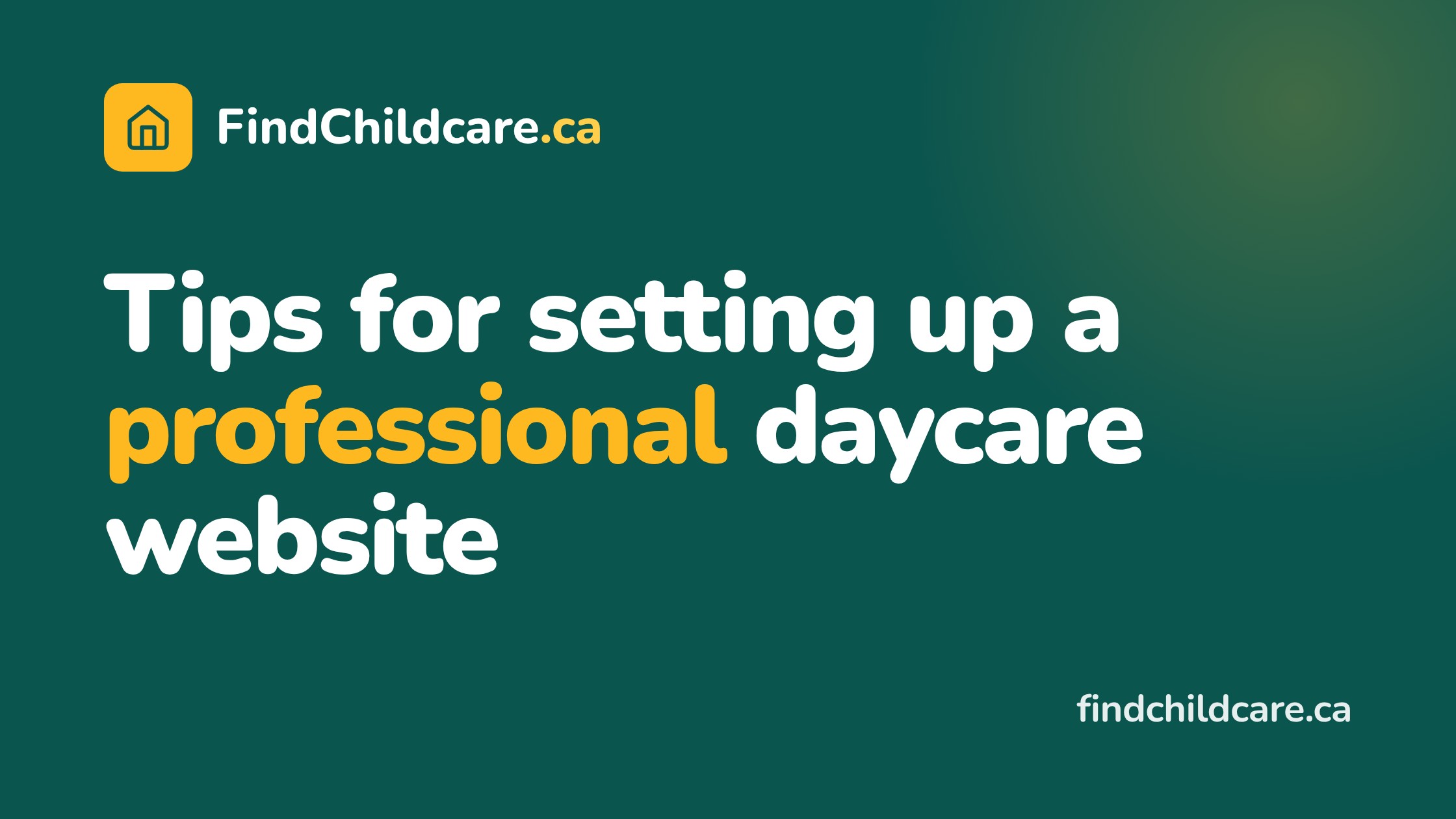 Daycare provider designing a website on a laptop